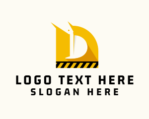 Excavator Letter D Logo