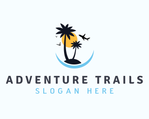 Tropical Island Tourism logo design