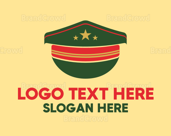 Military Style Hat Logo