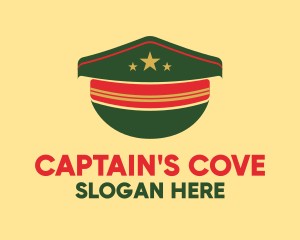 Captain - Military Style Hat logo design