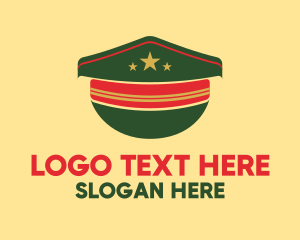 Military - Military Style Hat logo design