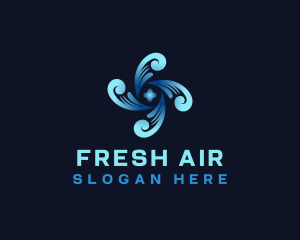 Air Propeller Ventilation logo design