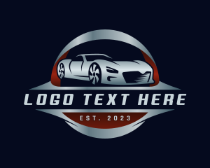Rental - Car Automotive Garage logo design