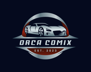 Drag Racing - Car Automotive Garage logo design