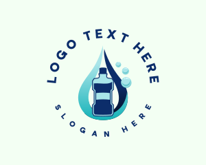 Dentist - Oral Hygiene Mouthwash logo design