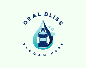 Oral Hygiene Mouthwash logo design