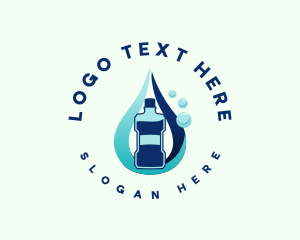 Dental - Oral Hygiene Mouthwash logo design