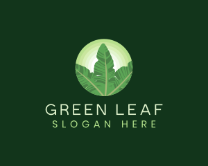 Natural Leaf Eco logo design