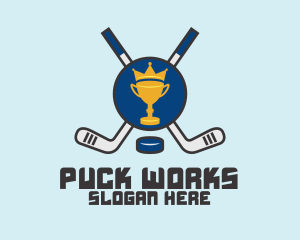 Puck - Hockey Trophy Competition logo design