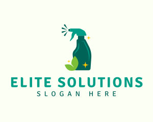 Spray Bottle - Eco Cleaning Sprayer logo design