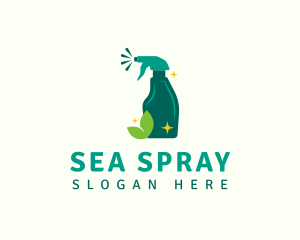 Eco Cleaning Sprayer logo design