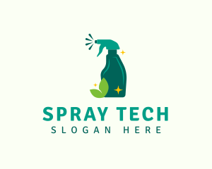 Sprayer - Eco Cleaning Sprayer logo design