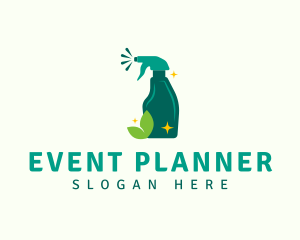 Disinfectant - Eco Cleaning Sprayer logo design