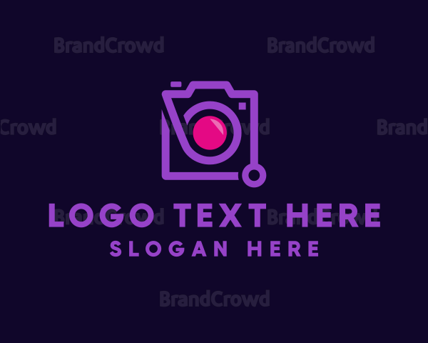 Modern Camera Gadget Logo