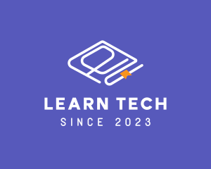 E Learning - E Learning Book logo design