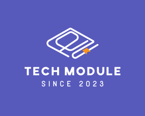 Module - E Learning Book logo design