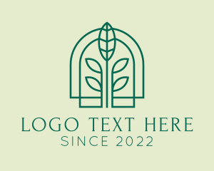Vegetarian - Nature Plant Brewery logo design