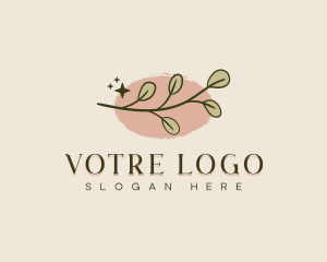 Garden Herb Leaf Logo