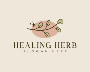 Garden Herb Leaf logo design