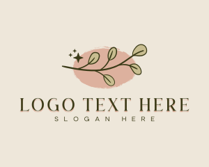 Garden Herb Leaf Logo