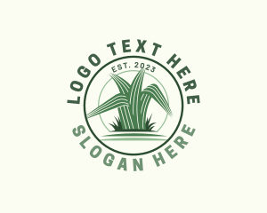 Leaves - Grass Landscape Maintenance logo design