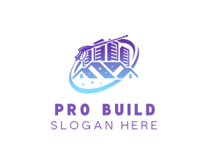 Building Power Wash logo design