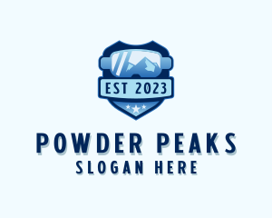 Snowboarding - Sports Ski Goggles logo design