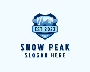 Skiing - Sports Ski Goggles logo design