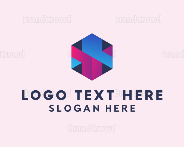 3D Cube Hexagon Logo