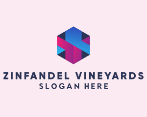 3D Cube Hexagon  logo design