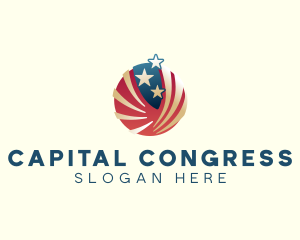 Congress - American Flag Stars logo design