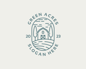 Agriculture Farmhouse Land logo design