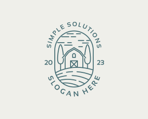 Plain - Agriculture Farmhouse Land logo design