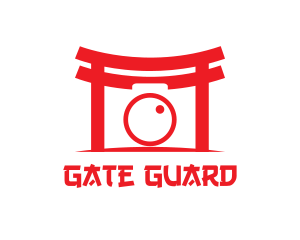Gate - Camera Shrine Gate logo design