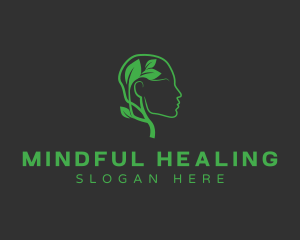 Psychiatry - Leaf Head Psychiatry logo design