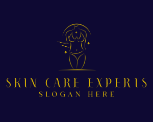 Woman Body Lingerie logo design