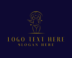 Woman Body Lingerie Logo