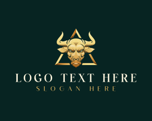 Horns - Deluxe Bull Ranch logo design