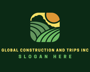 Organic - Natural Eco Farm logo design