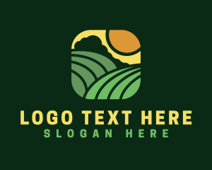 Produce - Natural Eco Farm logo design