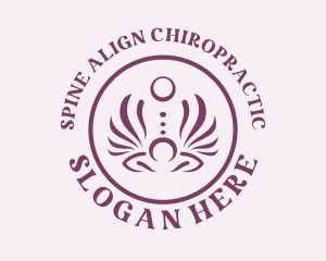 Chiropractor - Chiropractic Health Spa logo design