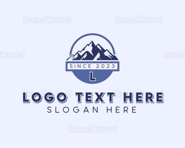 Mountain Hiking Trek Logo