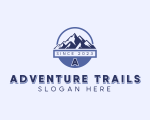 Mountain Hiking Trek logo design