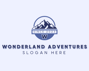 Mountain Hiking Trek logo design