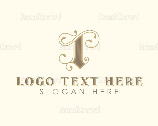 Stylish Interior Design Letter I Logo
