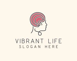 Brain Therapy Neuroscience  logo design