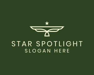 Army Star Wings logo design