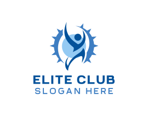 Club - Fitness Club Person logo design