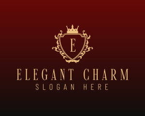 Elegant Shield Boutique logo design