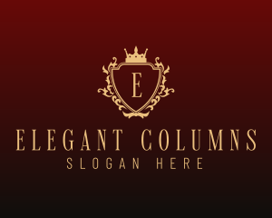 Elegant Shield Boutique logo design